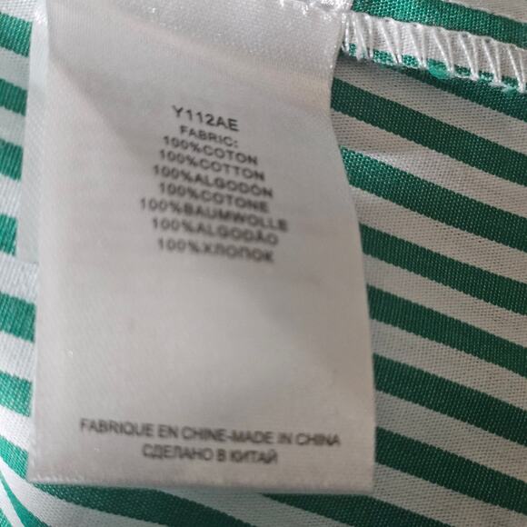 Cafe Strip Button Down Shirt Size XS New with Tag - Picture 4 of 4